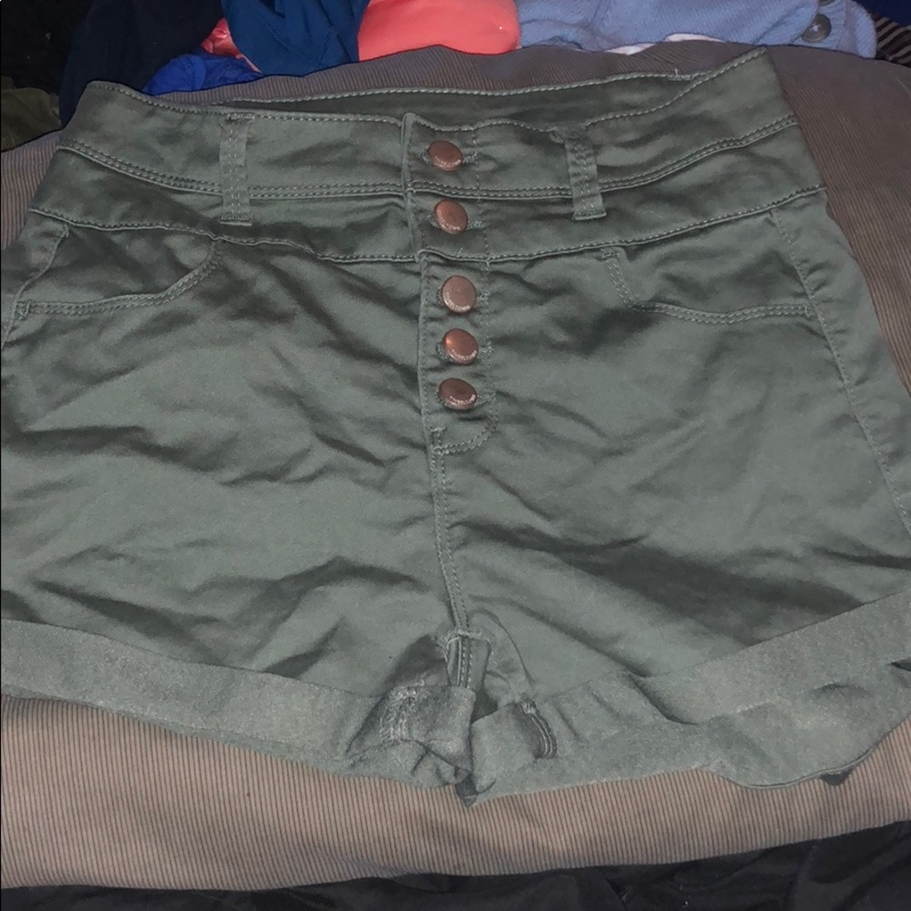 High waisted shorts